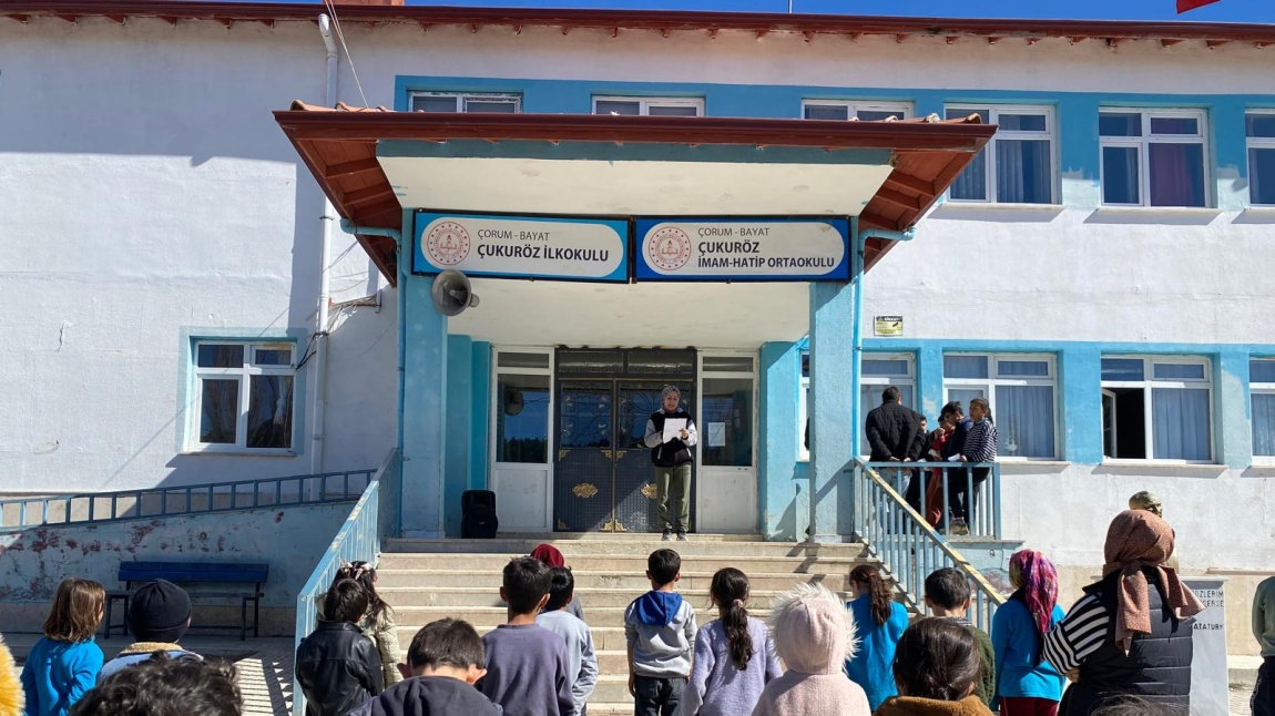 ÇUKURÖZ İLKOKULU VE ÇUKURÖZ İMAM HATİP ORTAOKULU'NDA 19 MAYIS ATATÜRK'Ü ANMA,GENÇLİK VE SPOR BAYRAMI KUTLAMALARI